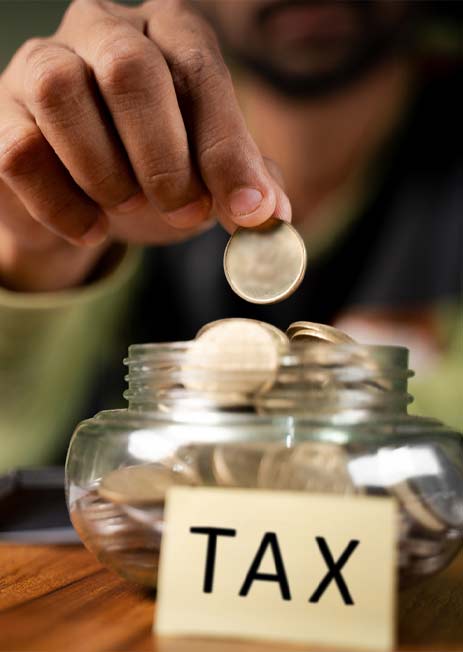 Saving coin in a jar