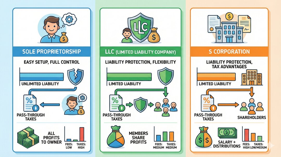 Sole Proprietorship, LLC, Or S Corp, Which One Is Profitable for Business People?