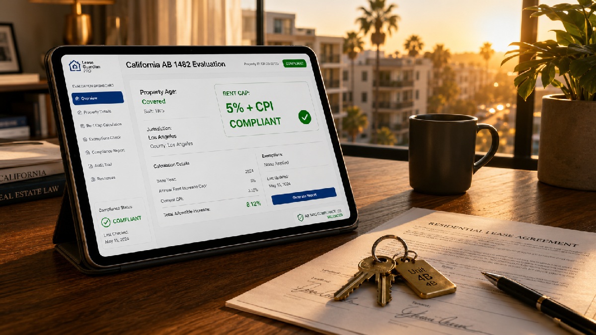 AB 1482 Explained, a Guide for California Tenants and Landlords