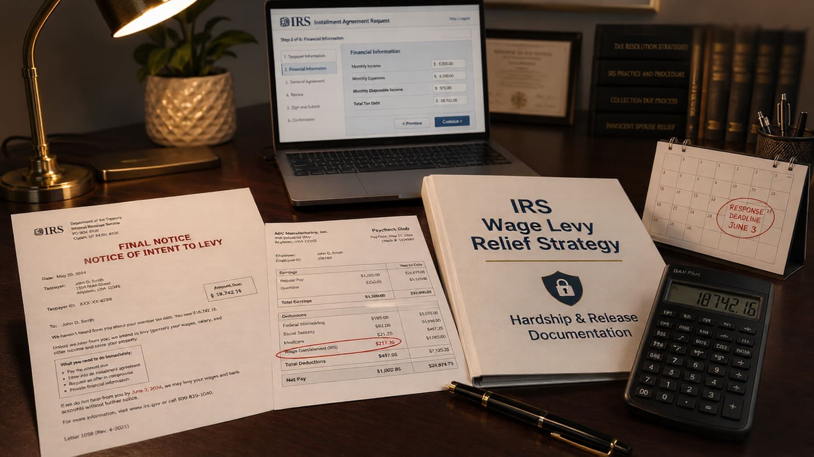 How to Stop an Immediate IRS Wage Garnishment: Emergency Relief Guide